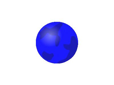 Svg Globe Blue Geography