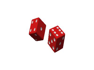 Two Red Dice 01 Recreation