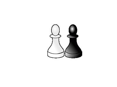 Black And White Pawns D R Recreation