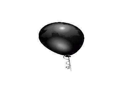 Balloon Black Aj Recreation