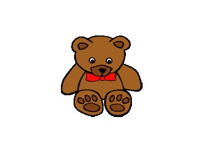 Simple Teddy Bear With  01 Recreation