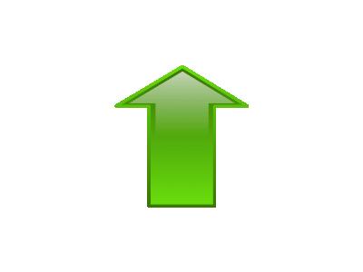 Arrow Up Green Benji Par 01 Shape