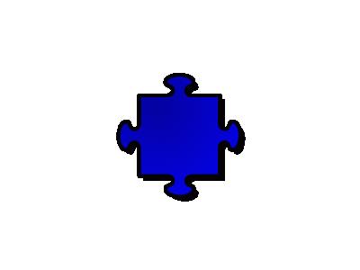 Jigsaw Blue 04 Shape