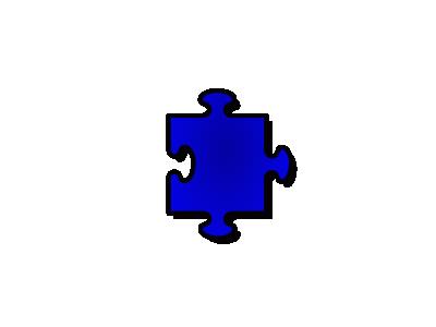 Jigsaw Blue 05 Shape