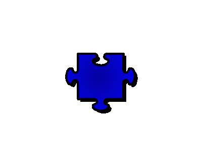 Jigsaw Blue 06 Shape