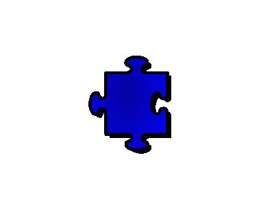 Jigsaw Blue 07 Shape