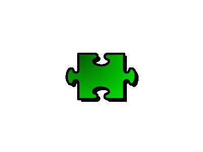Jigsaw Green 02 Shape