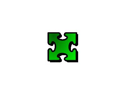 Jigsaw Green 03 Shape