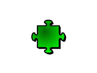 Jigsaw Green 04 Shape