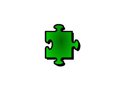 Jigsaw Green 05 Shape