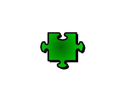 Jigsaw Green 06 Shape