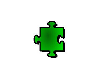 Jigsaw Green 07 Shape