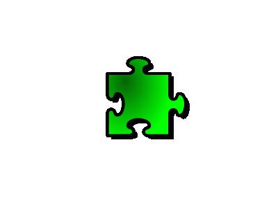 Jigsaw Green 09 Shape