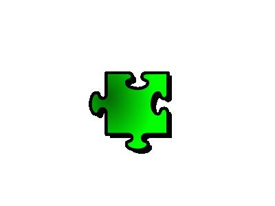 Jigsaw Green 11 Shape