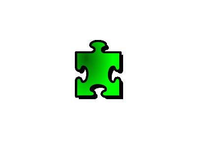 Jigsaw Green 13 Shape