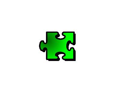 Jigsaw Green 16 Shape