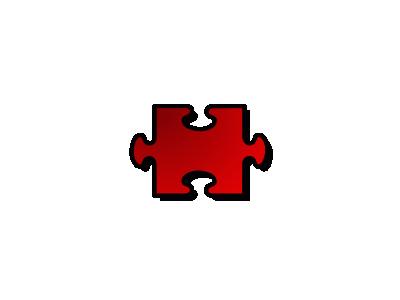 Jigsaw Red 02 Shape