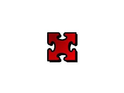 Jigsaw Red 03 Shape