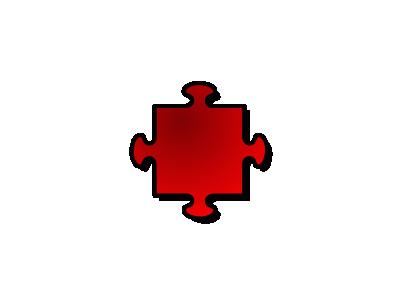 Jigsaw Red 04 Shape
