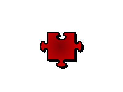 Jigsaw Red 06 Shape