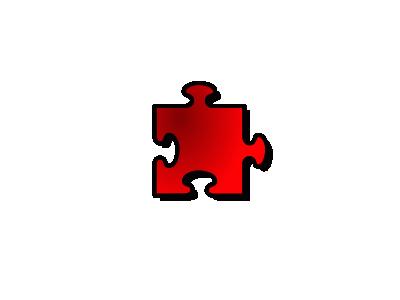 Jigsaw Red 09 Shape