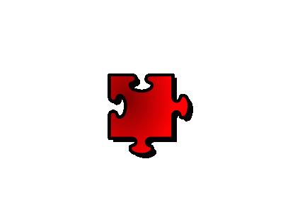 Jigsaw Red 10 Shape