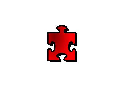 Jigsaw Red 13 Shape