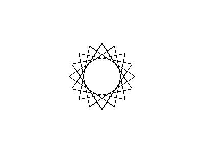 Star 16pt05step Shape