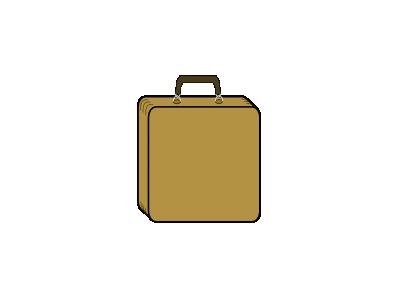 Little Tan Suitcase Jona  Transport