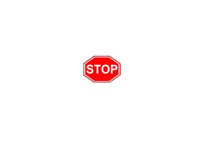 Stop Sign Right Font Mig  Transport