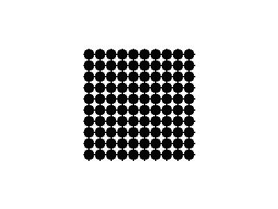 Pattern Dots Square Grid 09 Special