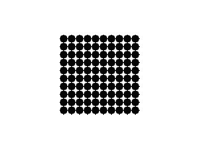 Pattern Dots Square Grid 09 Special