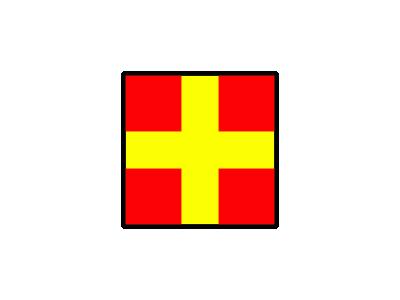 Signalflag Romeo Symbol