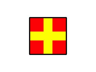 Signalflag Romeo Symbol