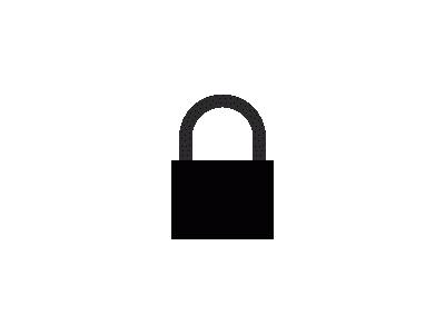 Padlock Silhouette A.j.  01 Symbol