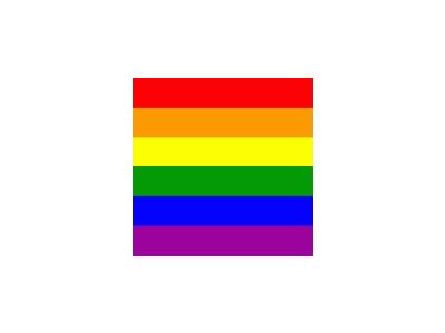 Gay Pride Flag Kimiko R Symbol