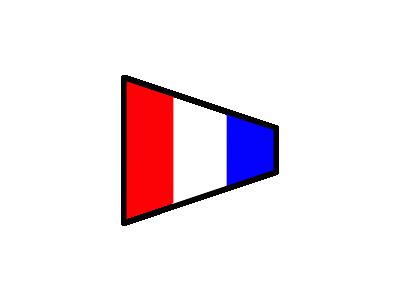 Signalflag 3 Symbol