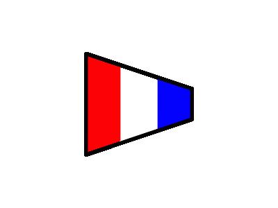 Signalflag 3 Symbol