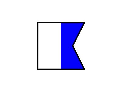 Signalflag Alpha Symbol