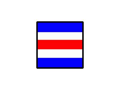 Signalflag Charlie Symbol