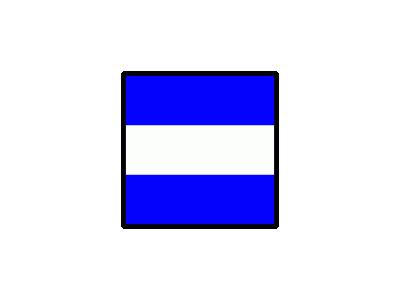 Signalflag Juliet Symbol