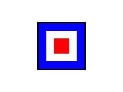 Signalflag Whiskey Symbol