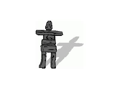 Inuit Inukshuk Gerald G. 01 Symbol