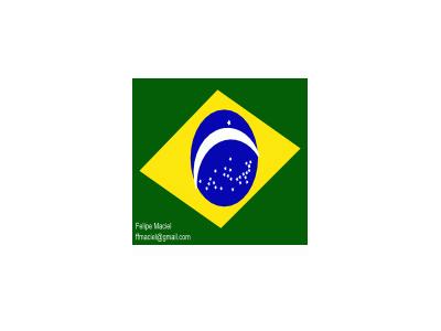 Flag Brazil Crystal Feli 01 Symbol