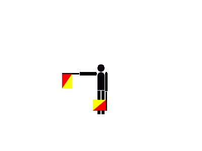 Semaphore Bravo Symbol