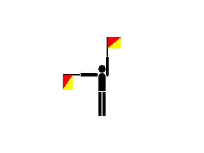 Semaphore Papa Symbol