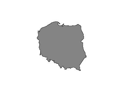 Map Of Poland Guziec  Symbol