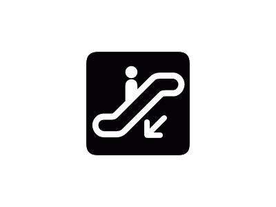 Aiga Escalator Down1 Symbol