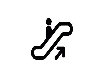 Aiga Escalator Up  Symbol