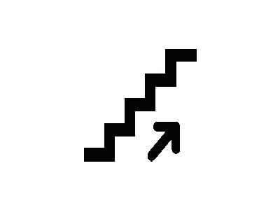 Aiga Stairs Up  Symbol
